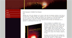 Desktop Screenshot of abulletfromheaven.com